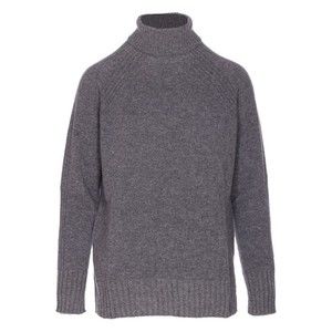 Twin-Set High Neck Relaxed-Fit Sweater With Ribbed Detailing - NWT